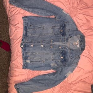 Distressed Jean Jacket